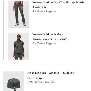 Yola Skinny Scrub Pants 2.0 - Green